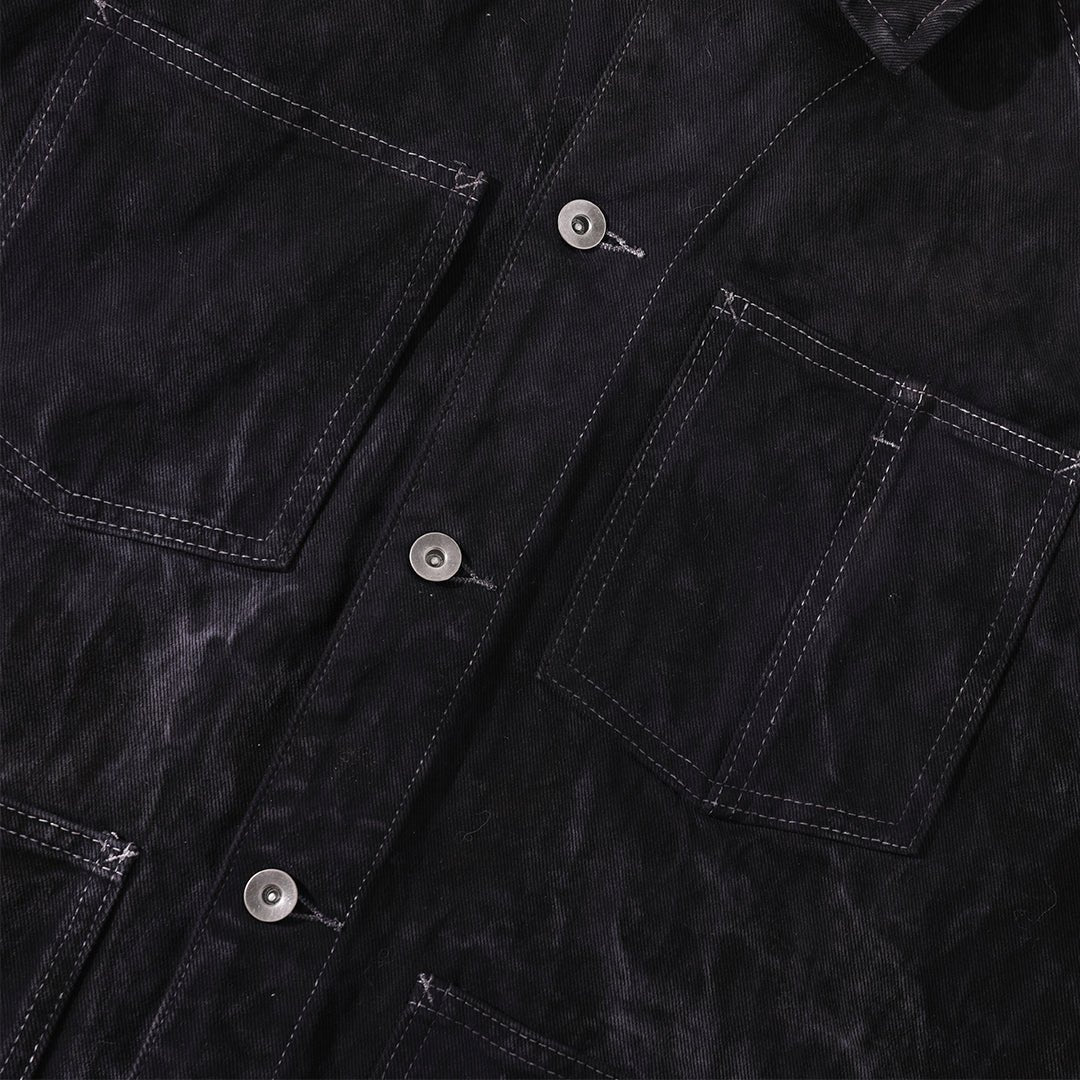 1930'S HANDMADE「NIOSHOKU - DYEING」 FACTEUR JACKET (DR0131) - Nttitudoo MFG