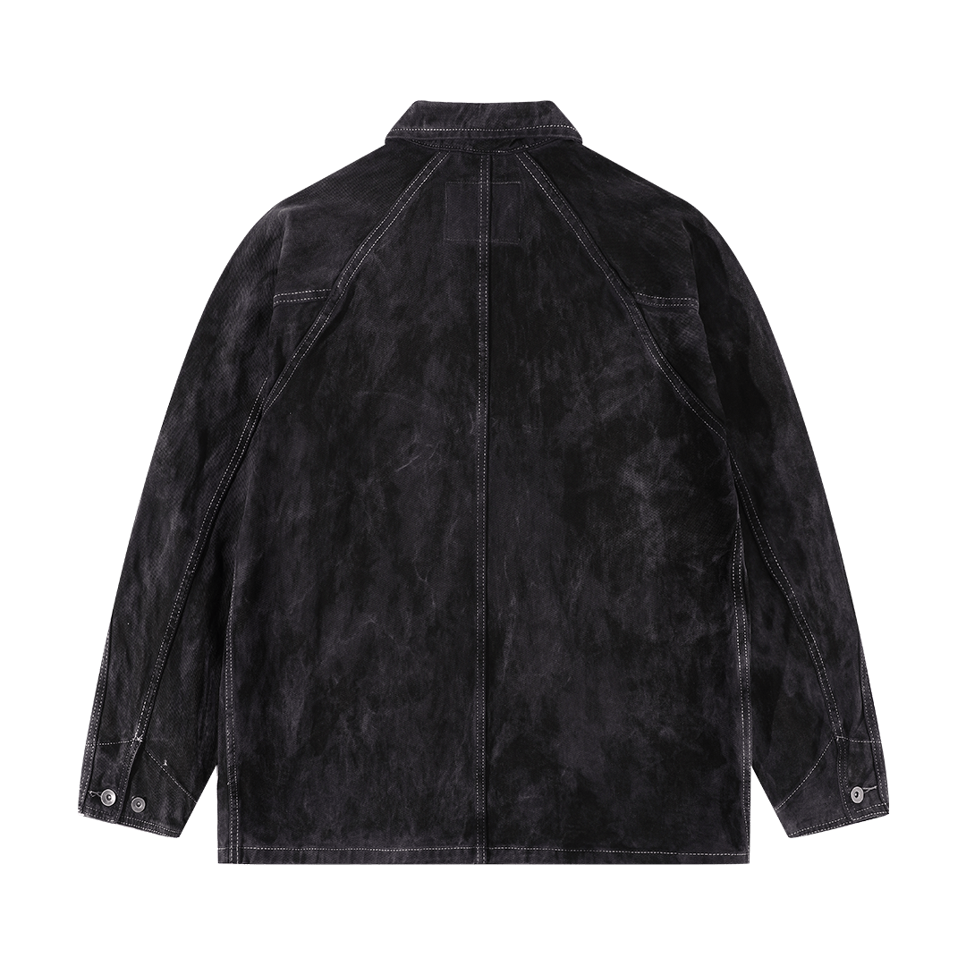 1930'S HANDMADE「NIOSHOKU - DYEING」 FACTEUR JACKET (DR0131) - Nttitudoo MFG