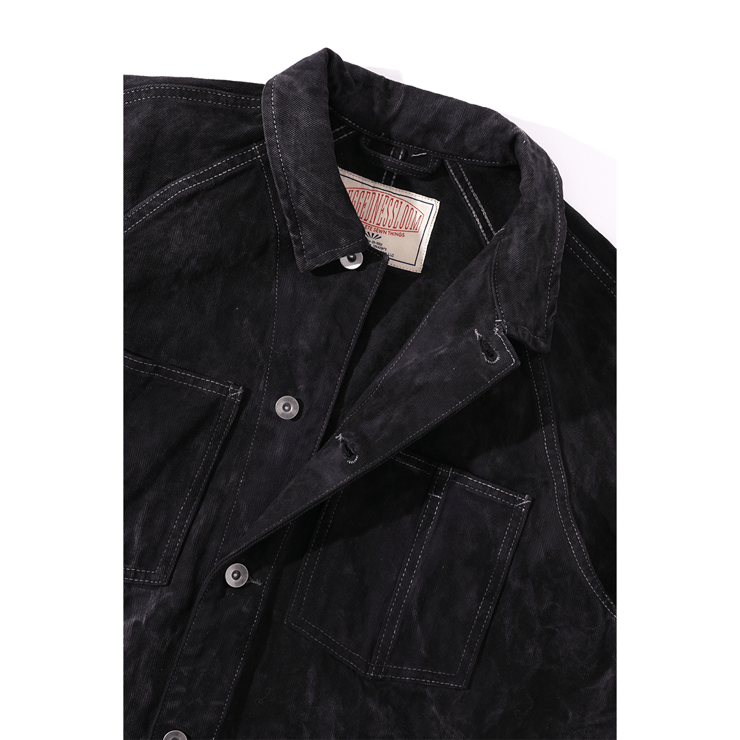 1930'S HANDMADE「NIOSHOKU - DYEING」 FACTEUR JACKET (DR0131) - Nttitudoo MFG
