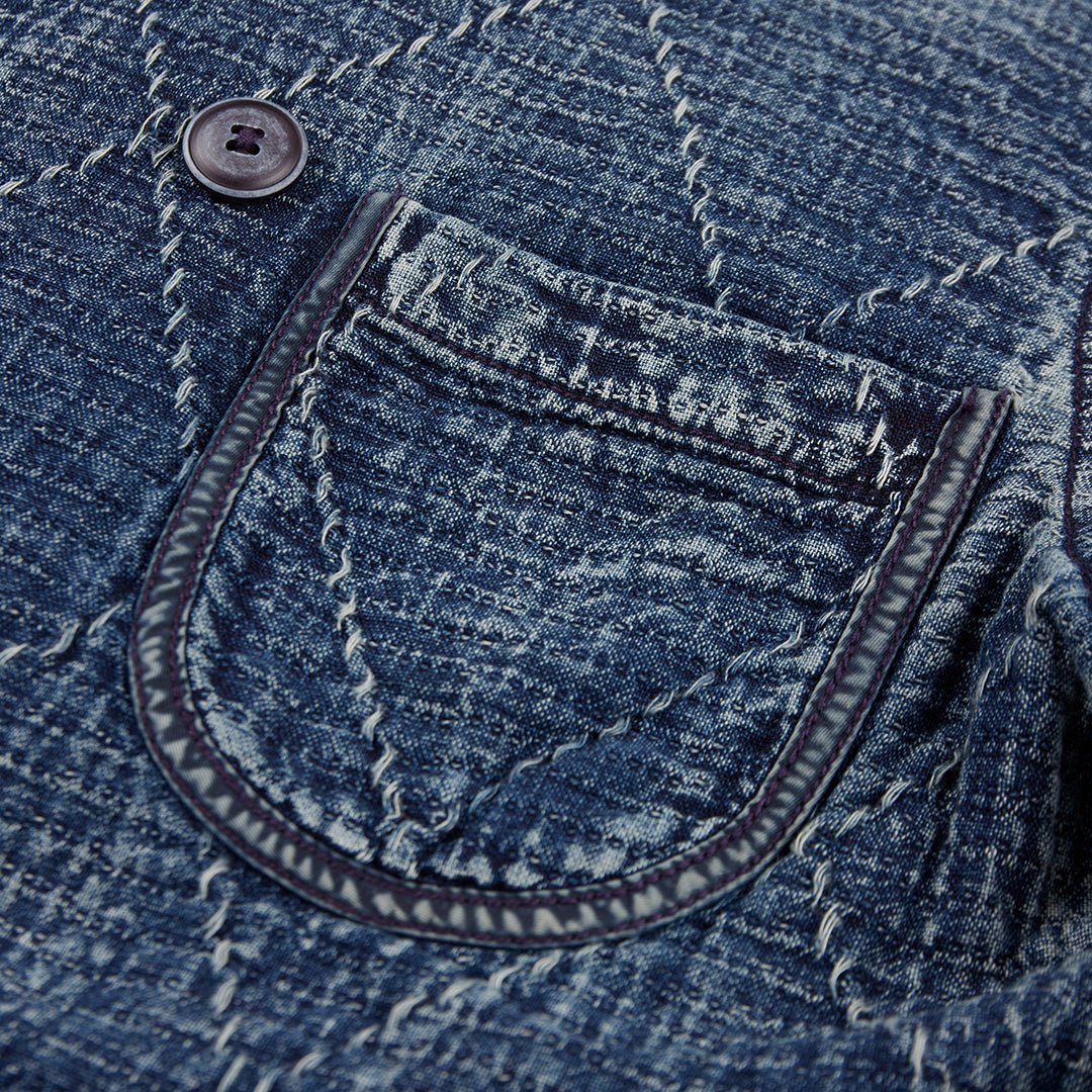 1930‘S JAPANESE SASHIKO RANCH JACKET (OM0004) - Nttitudoo MFG
