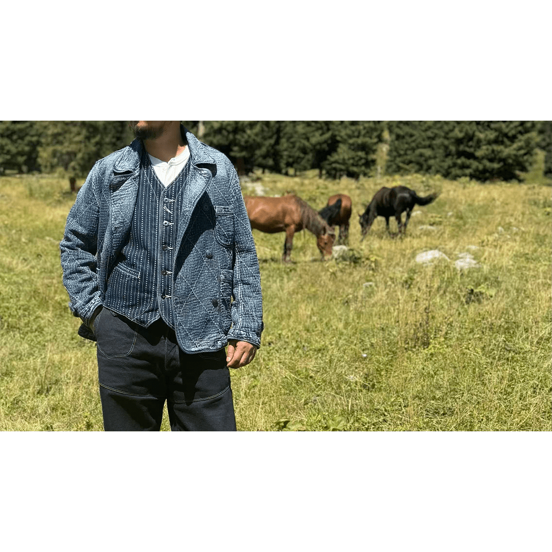 1930‘S JAPANESE SASHIKO RANCH JACKET (OM0004) - Nttitudoo MFG