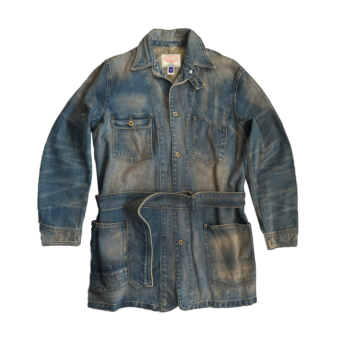 1930'S RUSTY GINDAN COVERALL JACKET (DR0146) - Nttitudoo MFG