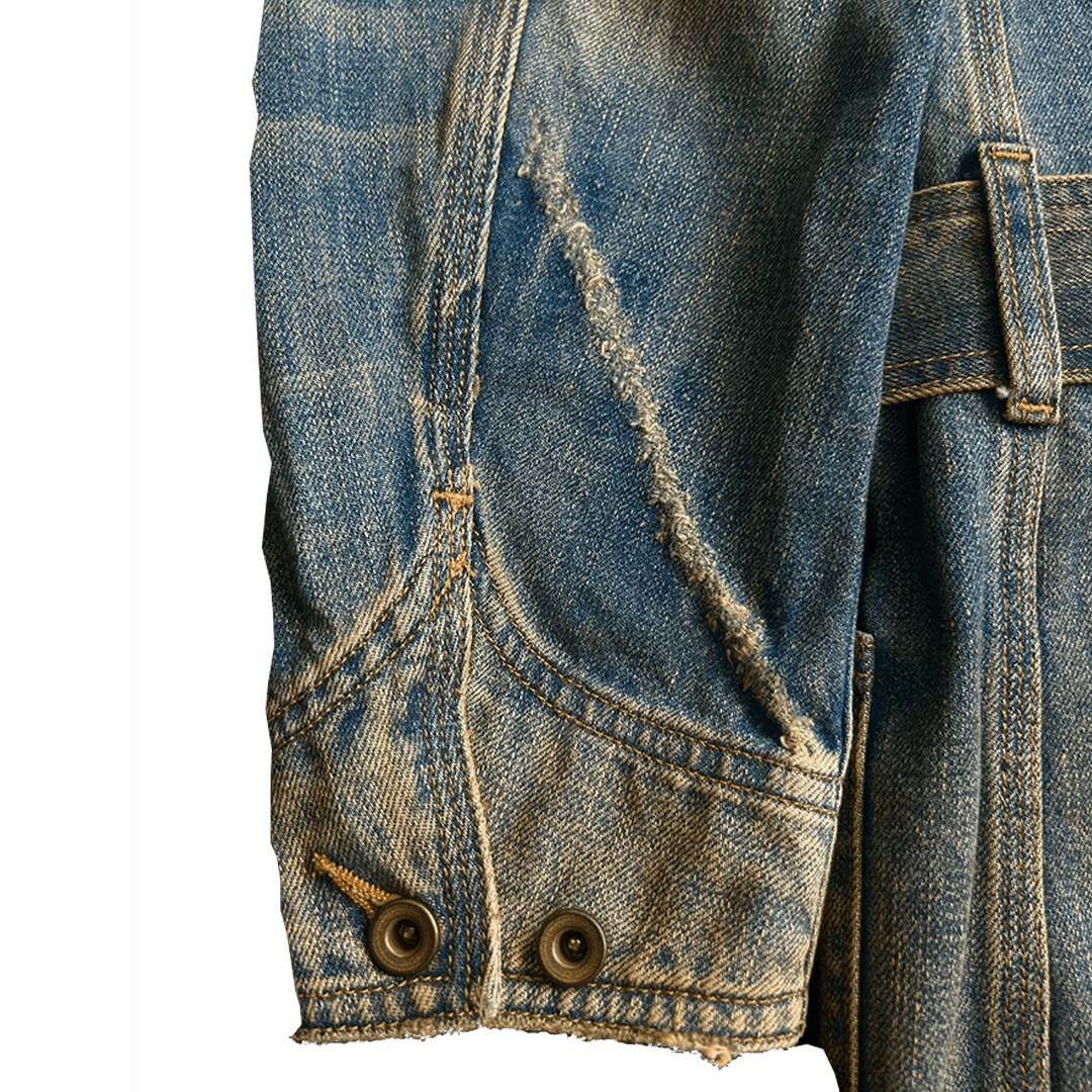 1930'S RUSTY GINDAN COVERALL JACKET (DR0146) - Nttitudoo MFG