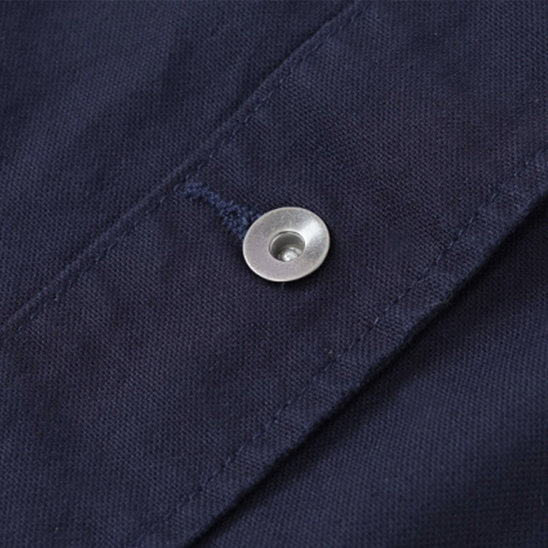 1940'S FRENCH BLACKSMITH CANVAS VEST (DR0078) - Nttitudoo MFG