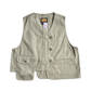 1940'S FRENCH BLACKSMITH CANVAS VEST (DR0078) - Nttitudoo MFG