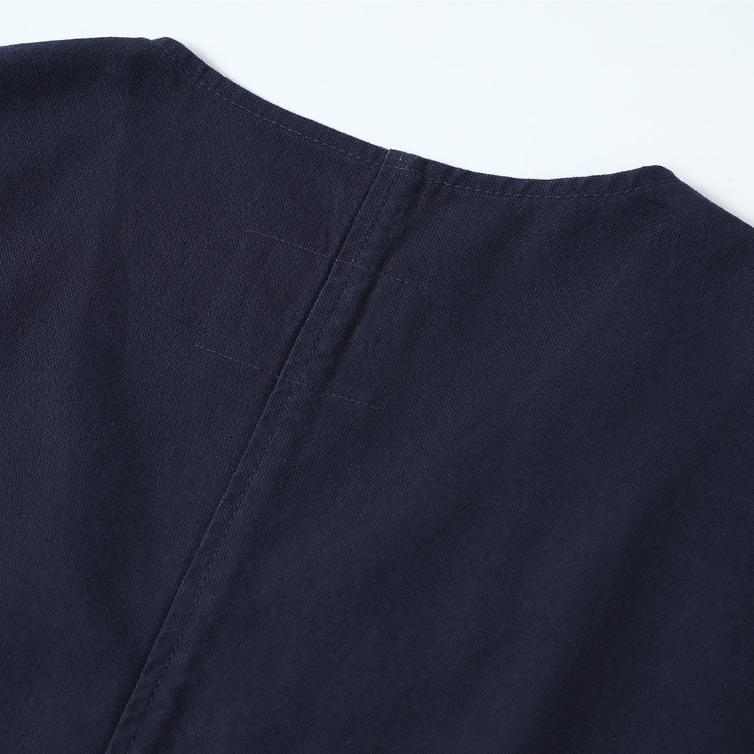 1940'S FRENCH BLACKSMITH CANVAS VEST (DR0078) - Nttitudoo MFG