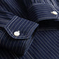 1940'S FRENCH feo - 109 WABASH STRIPE SHIRT (DR0077) - Nttitudoo MFG