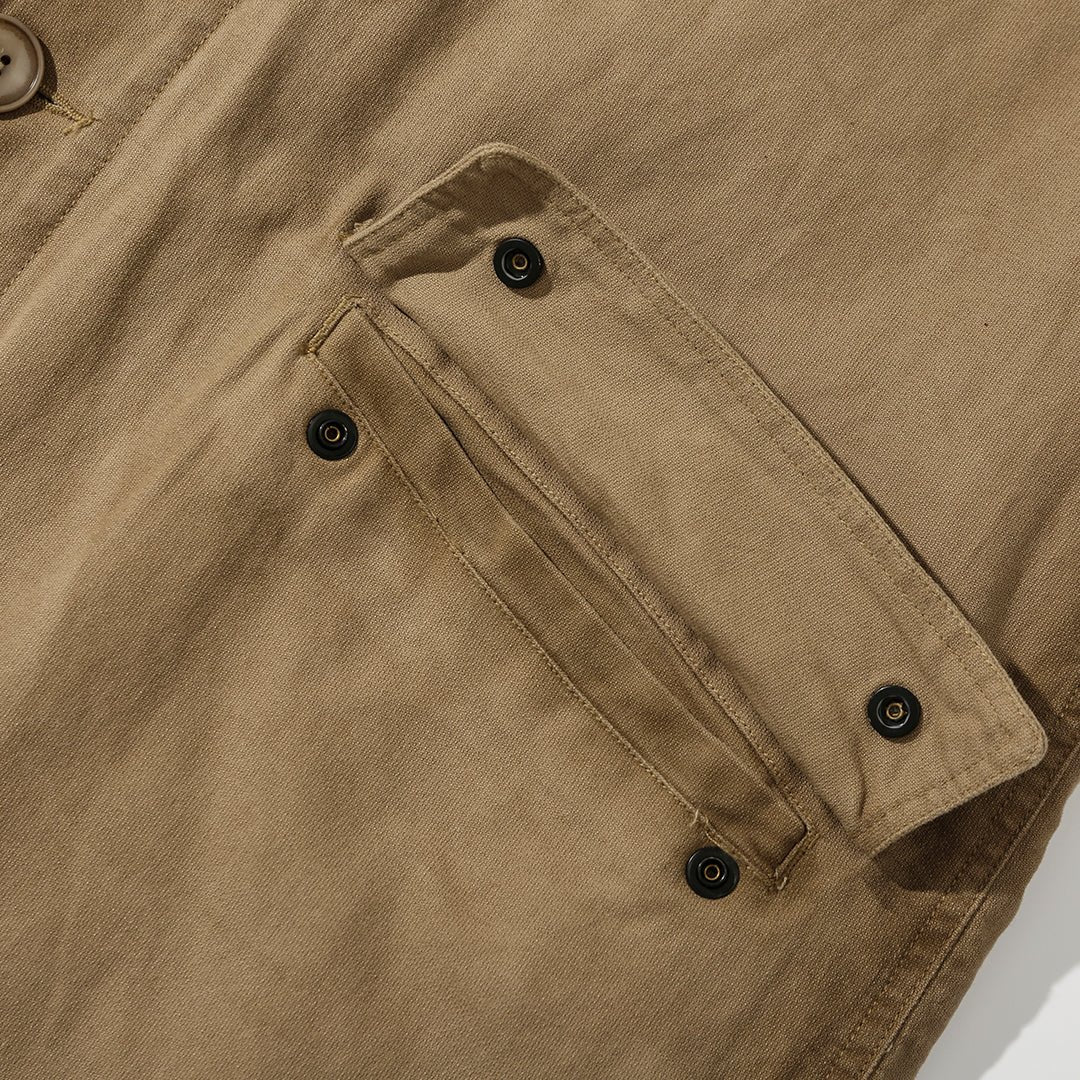 1940'S FRENCH LE HAVRE DOCKWORKER OVERCOAT (DR0095) - Nttitudoo MFG