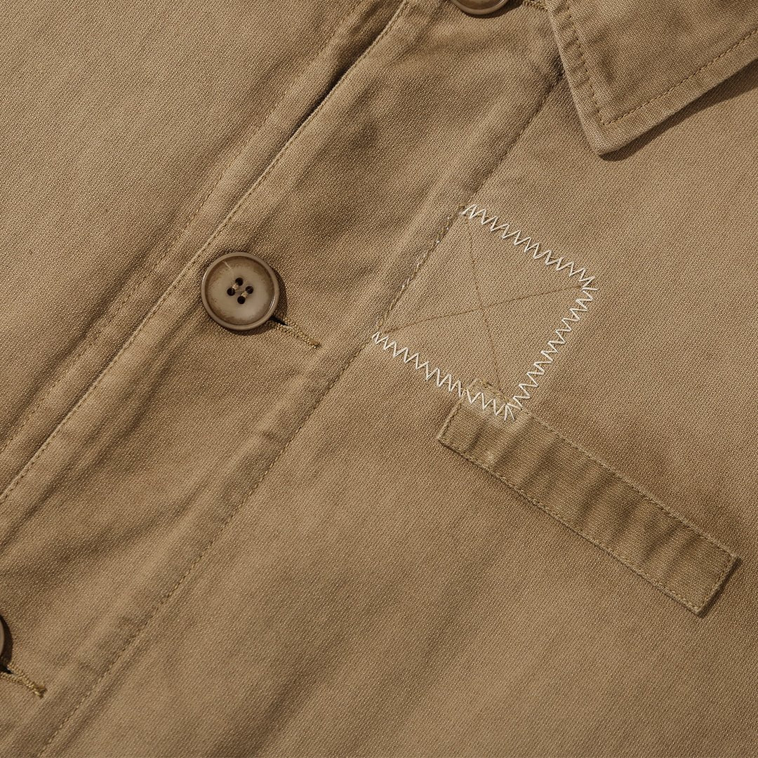 1940'S FRENCH LE HAVRE DOCKWORKER OVERCOAT (DR0095) - Nttitudoo MFG