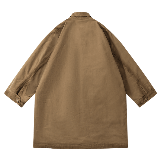 1940'S FRENCH LE HAVRE DOCKWORKER OVERCOAT (DR0095) - Nttitudoo MFG