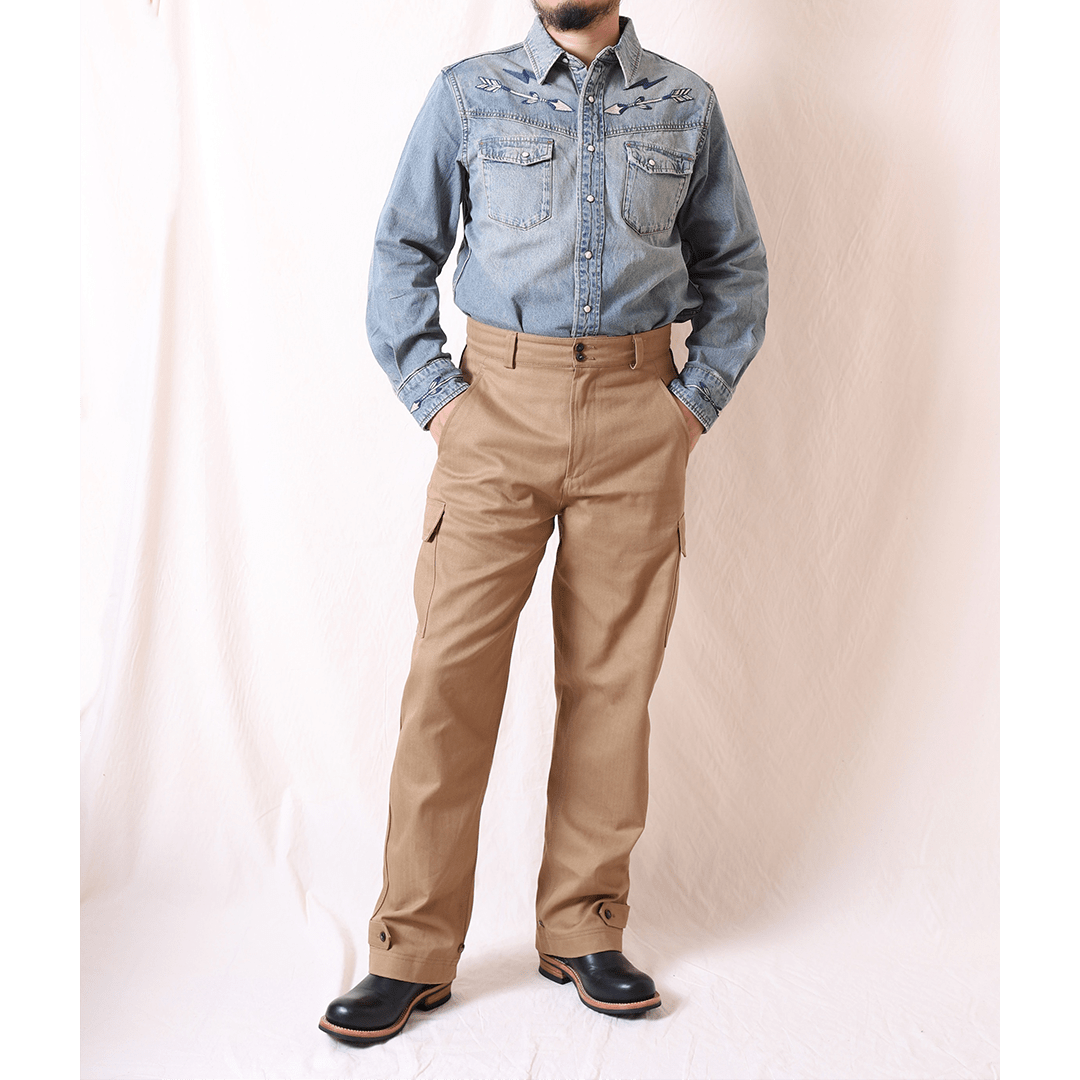 1940’S FRENCH M - 47 FILED PANTS (DR0021) - Nttitudoo MFG