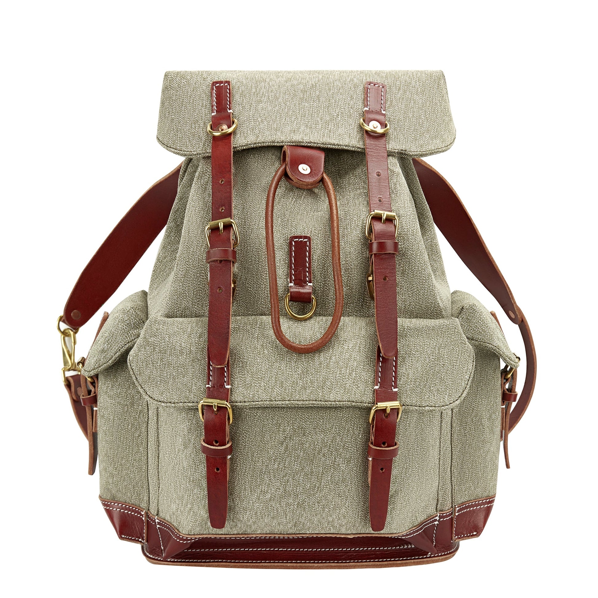 1940'S SWISS SALT & PEPPER RUCKSACK (DR0045) - Nttitudoo MFG