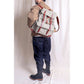 1940'S SWISS SALT & PEPPER RUCKSACK (DR0045) - Nttitudoo MFG