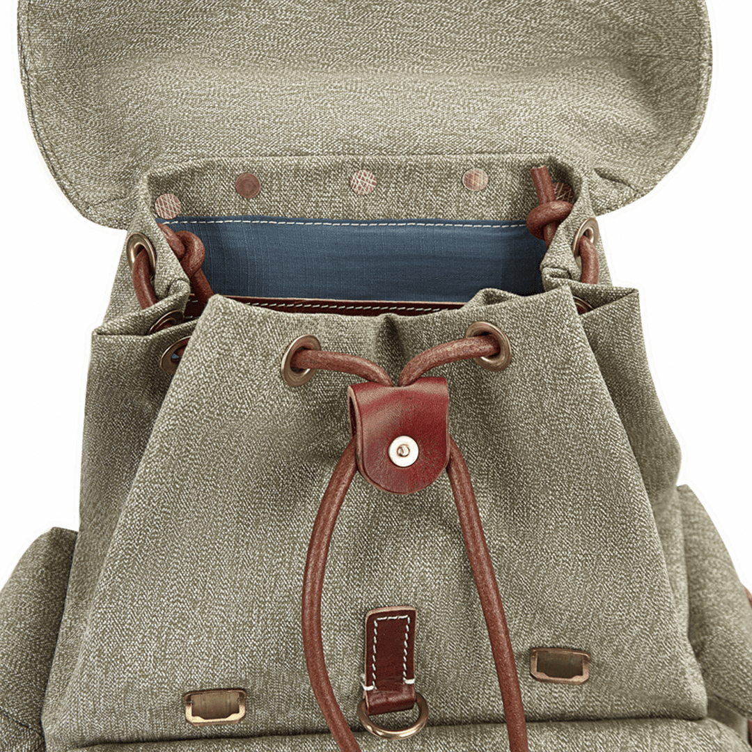 1940'S SWISS SALT & PEPPER RUCKSACK (DR0045) - Nttitudoo MFG