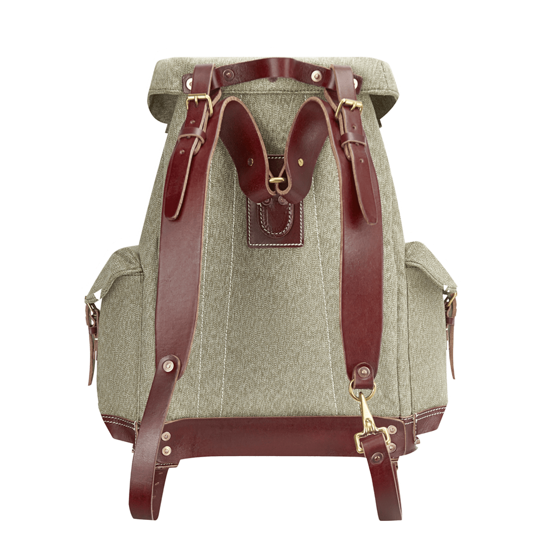 1940'S SWISS SALT & PEPPER RUCKSACK (DR0045) - Nttitudoo MFG
