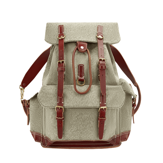 1940'S SWISS SALT & PEPPER RUCKSACK (DR0045) - Nttitudoo MFG