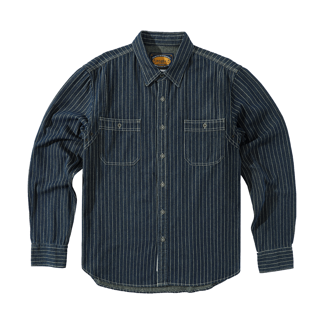 1940'S WABASH JOAD WORK SHIRT (DR0130) - Nttitudoo MFG