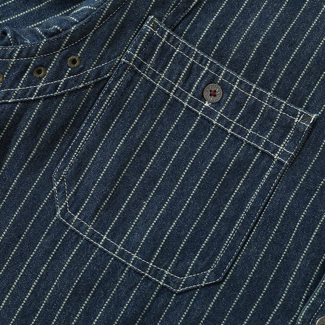 1940'S WABASH JOAD WORK SHIRT (DR0130) - Nttitudoo MFG