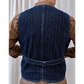 1940'S WESTERN ANTIQUE LOOM SELVEDGE BRENNER VEST (DR0017) - Nttitudoo MFG