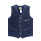 1940'S WESTERN ANTIQUE LOOM SELVEDGE BRENNER VEST (DR0017) - Nttitudoo MFG