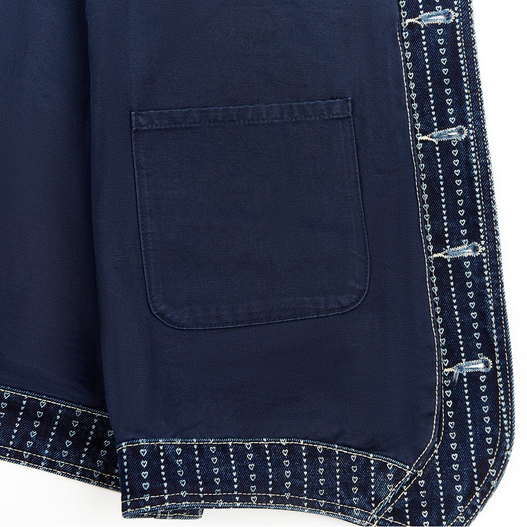 1940'S WESTERN ANTIQUE LOOM SELVEDGE BRENNER VEST (DR0017) - Nttitudoo MFG