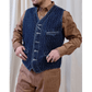 1940'S WESTERN ANTIQUE LOOM SELVEDGE BRENNER VEST (DR0017) - Nttitudoo MFG