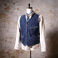 1940'S WESTERN ANTIQUE LOOM SELVEDGE BRENNER VEST (DR0017) - Nttitudoo MFG