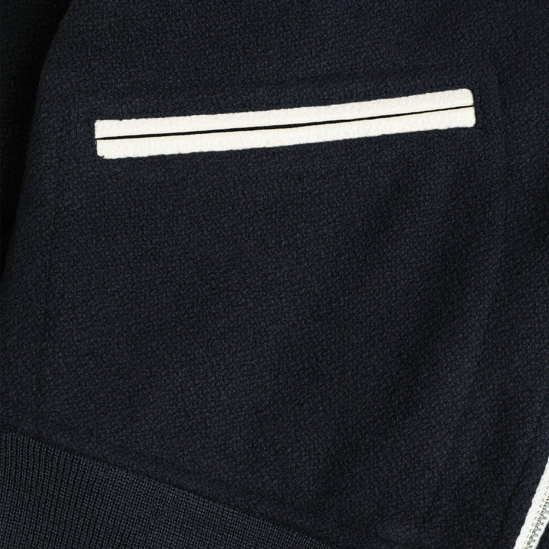 1940'S WOOL - BLENDED BOXY VARSITY JACKET (DR0167) - Nttitudoo MFG