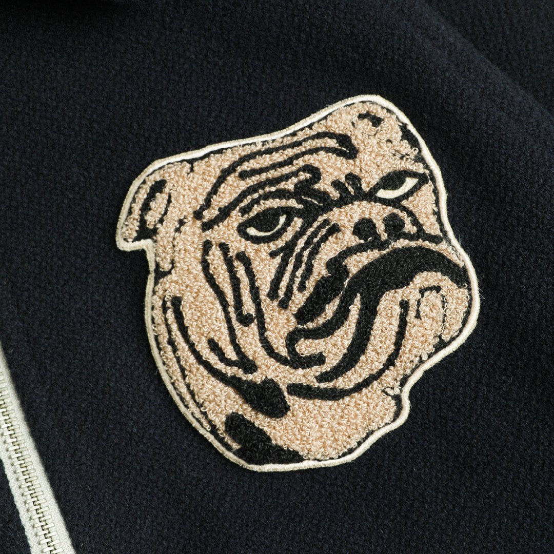 1940'S WOOL - BLENDED BOXY VARSITY JACKET (DR0167) - Nttitudoo MFG