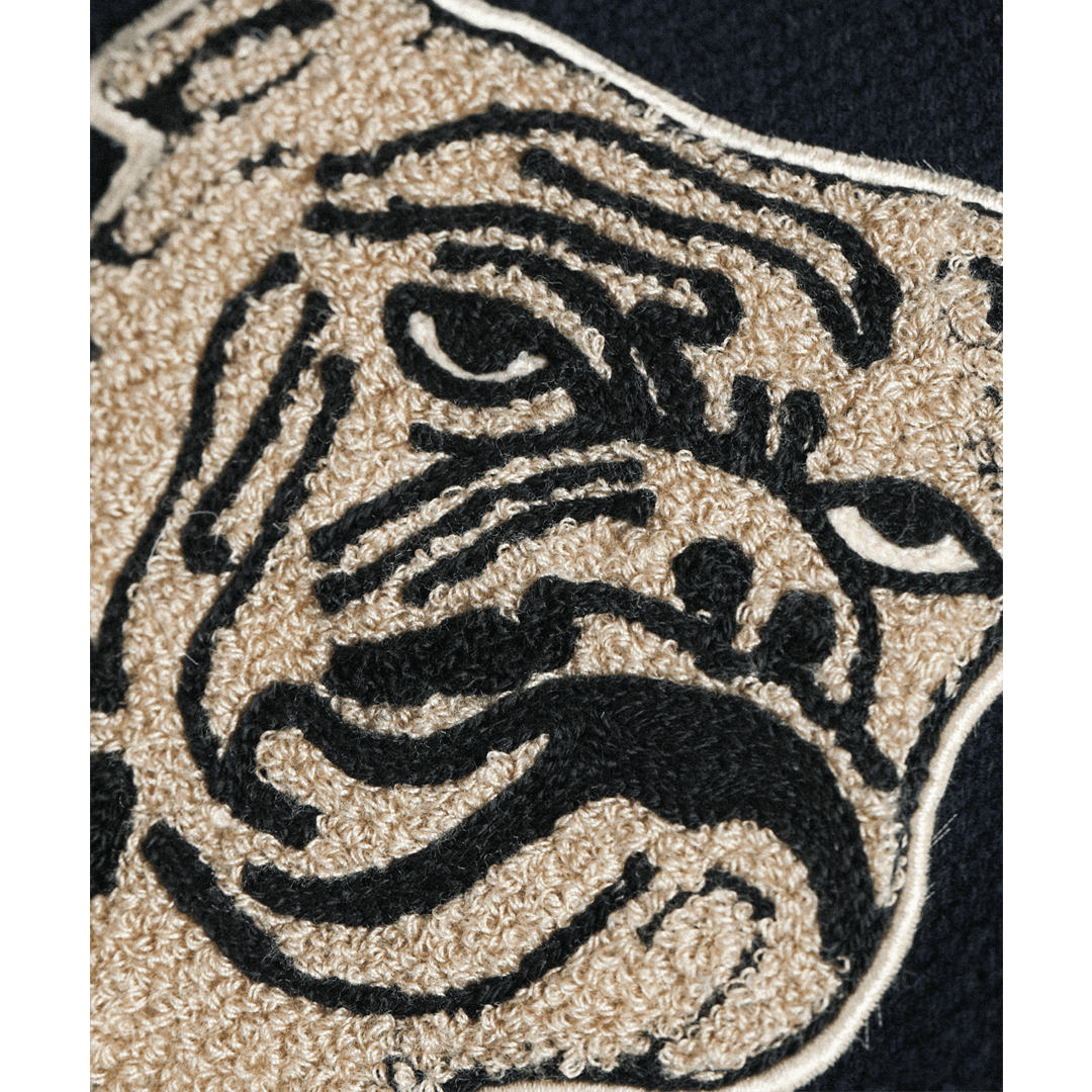 1940'S WOOL - BLENDED BOXY VARSITY JACKET (DR0167) - Nttitudoo MFG