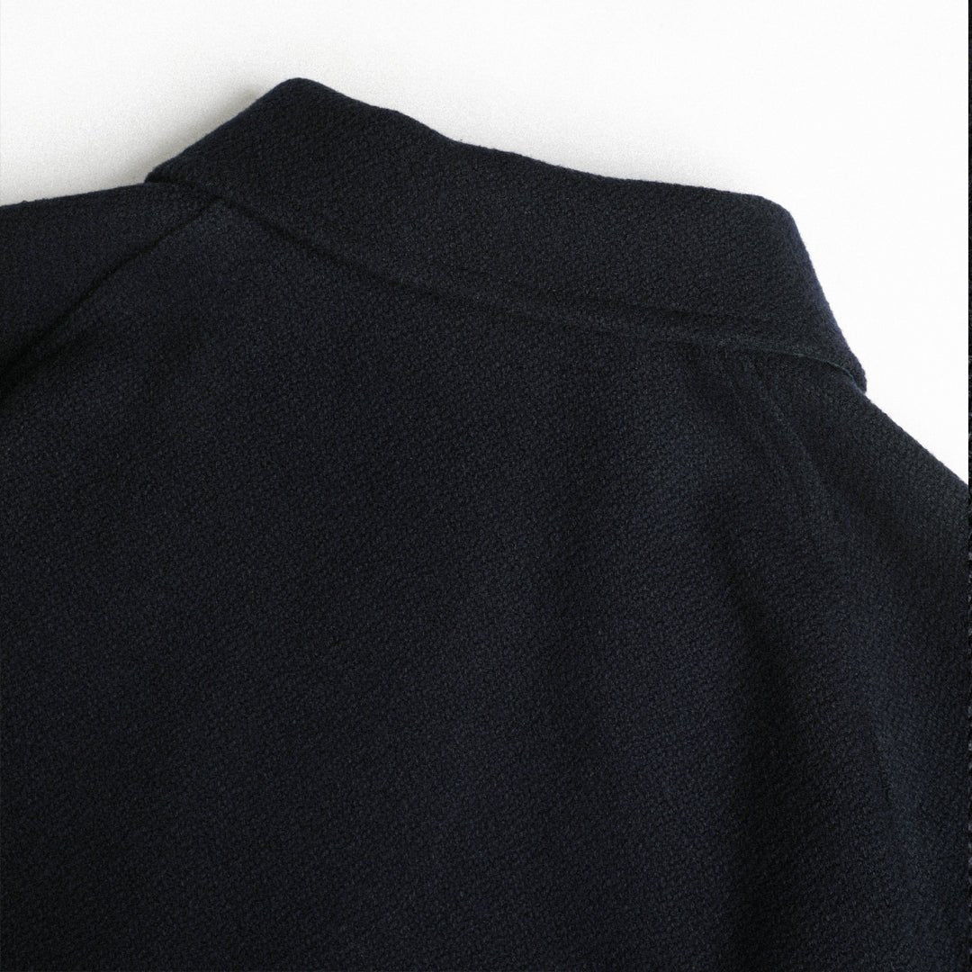 1940'S WOOL - BLENDED BOXY VARSITY JACKET (DR0167) - Nttitudoo MFG