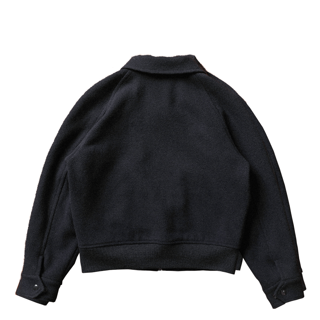 1940'S WOOL - BLENDED BOXY VARSITY JACKET (DR0167) - Nttitudoo MFG