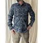 1950'S ANTIQUE - LOOM - WOVEN SELVEDGE INDIGO BORO RHINO SHIRT (DR0012) - Nttitudoo MFG