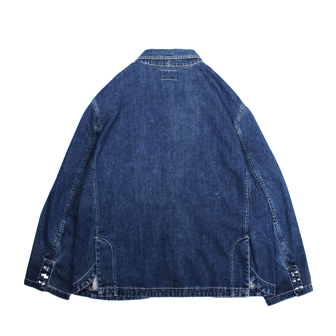 1950'S DENIM COVERALL JACKET (DR0110) - Nttitudoo MFG