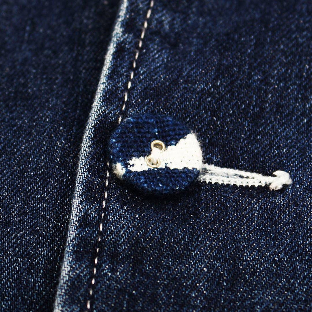 1950'S DENIM COVERALL JACKET (DR0110) - Nttitudoo MFG