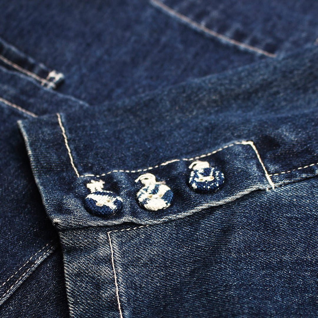 1950'S DENIM COVERALL JACKET (DR0110) - Nttitudoo MFG