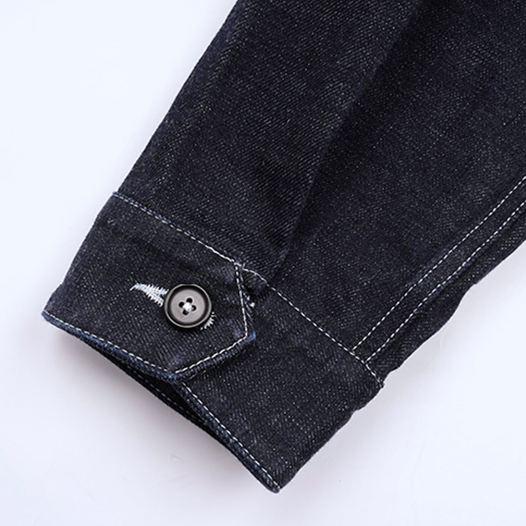 1950’S FRENCH VSC - 1 RAILWAY RANGER COLLARLESS JACKET (DR0083) - Nttitudoo MFG