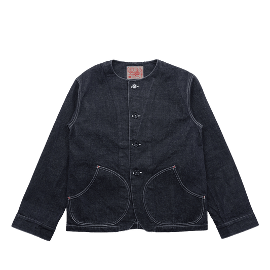 1950’S FRENCH VSC - 1 RAILWAY RANGER COLLARLESS JACKET (DR0083) - Nttitudoo MFG