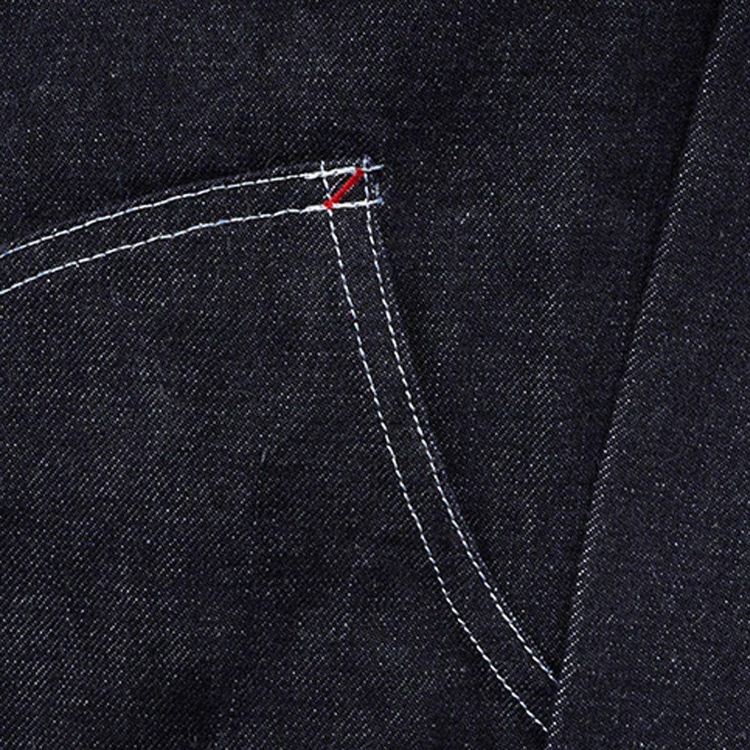 1950’S FRENCH VSC - 1 RAILWAY RANGER COLLARLESS JACKET (DR0083) - Nttitudoo MFG