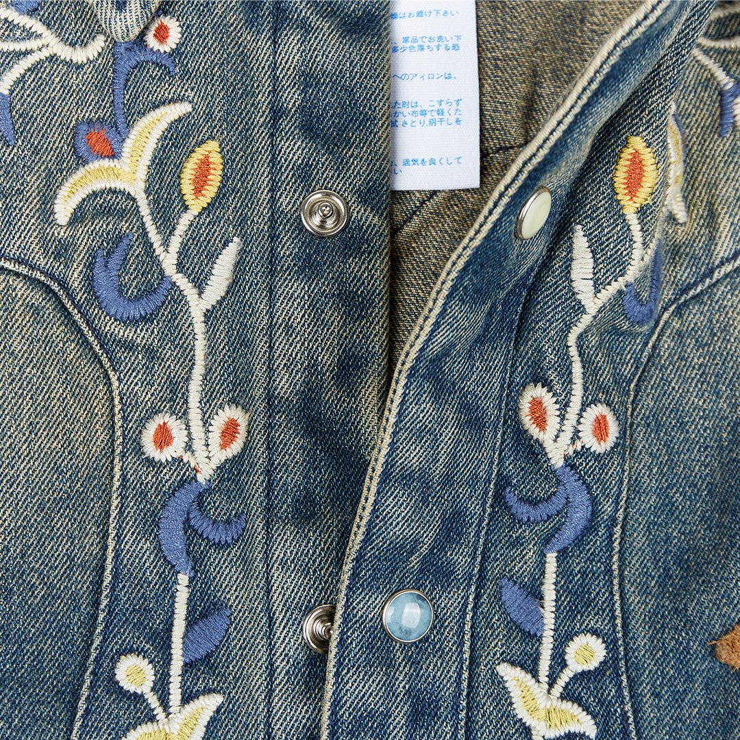 1950’S WESTERN EMBROIDERY BANDERAS SHIRT (DR0033) - Nttitudoo MFG