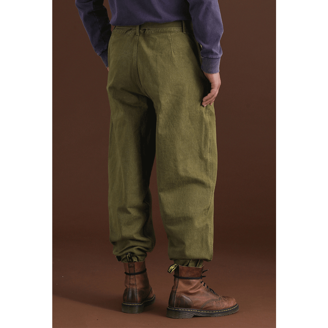 1960'S FRENCH MOTORIZED INFANTRY MILITARY PANTS(OM0013) - Nttitudoo MFG