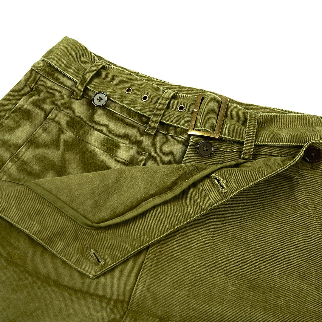 1960'S FRENCH MOTORIZED INFANTRY MILITARY PANTS(OM0013) - Nttitudoo MFG