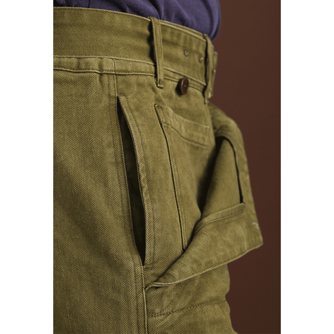 1960'S FRENCH MOTORIZED INFANTRY MILITARY PANTS(OM0013) - Nttitudoo MFG