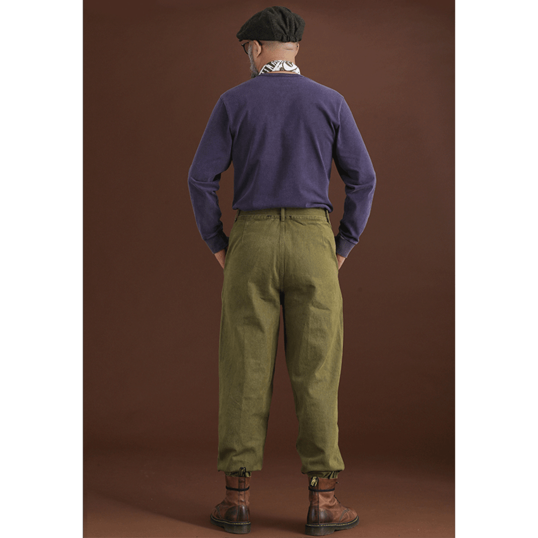 1960'S FRENCH MOTORIZED INFANTRY MILITARY PANTS(OM0013) - Nttitudoo MFG