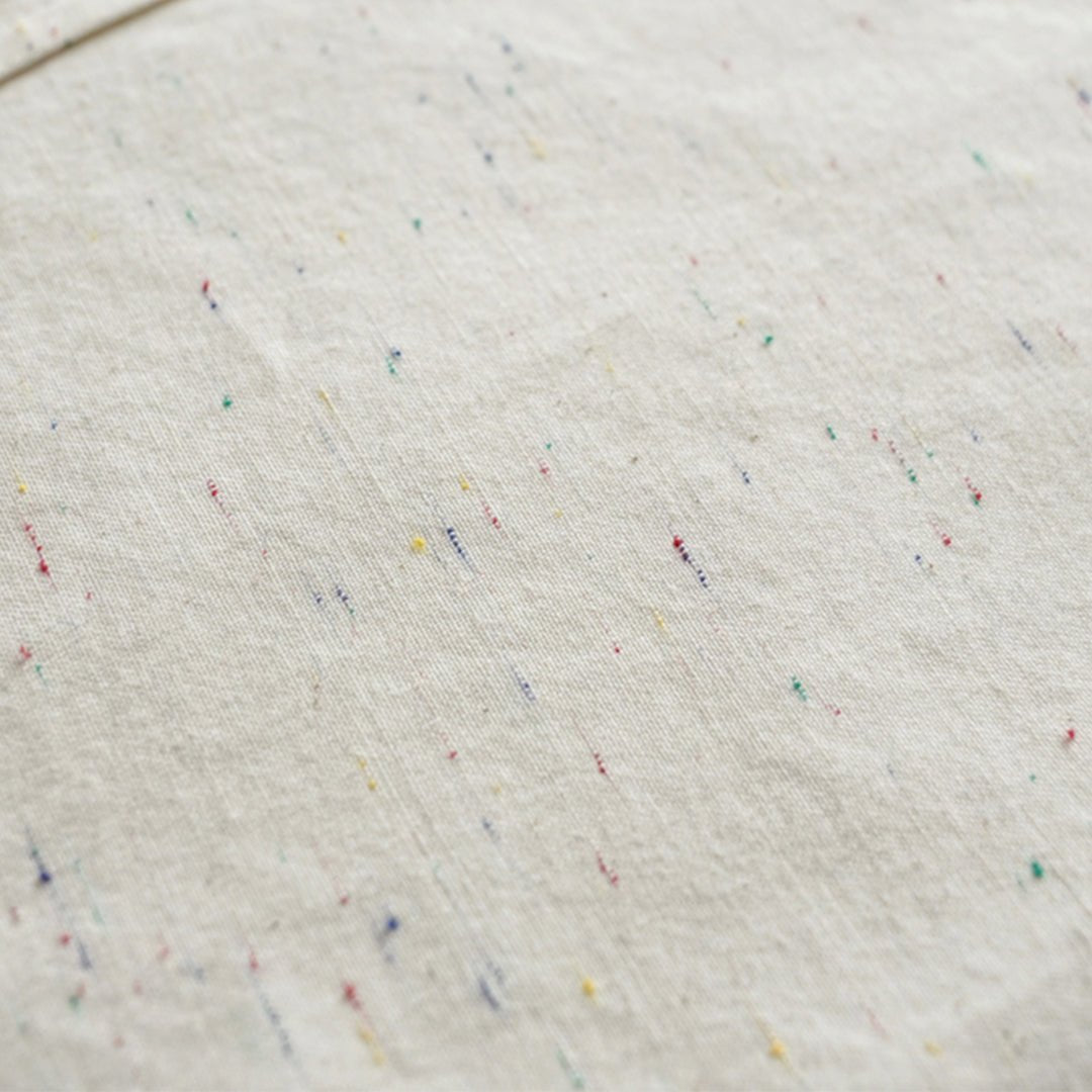 1960’S FRENCH MULTI - COLOR - SPECKLED COTTON BAPTISTE SHIRT (DR0014) - Nttitudoo MFG