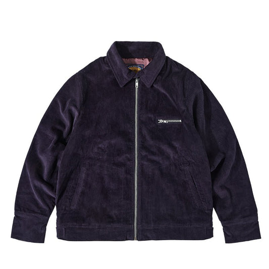 1960'S ROYAL PURPLE CORDUROY DRIZZLER JACKET (DR0047) - Nttitudoo MFG