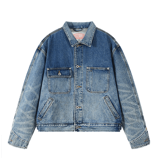 1970'S WESTERN RANCH WORK JACKET (DR0099) - Nttitudoo MFG