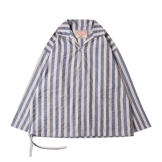 1910'S NAVY PULLOVER SHIRT (DR0104)