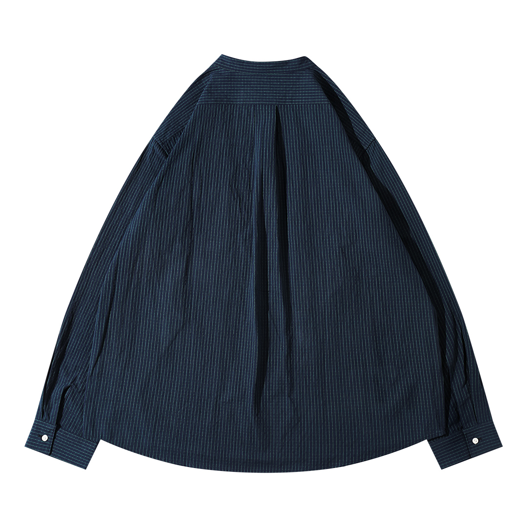 1920'S FRENCH MATELOT TRAIT SOMBRE SHIRT (DR0102)