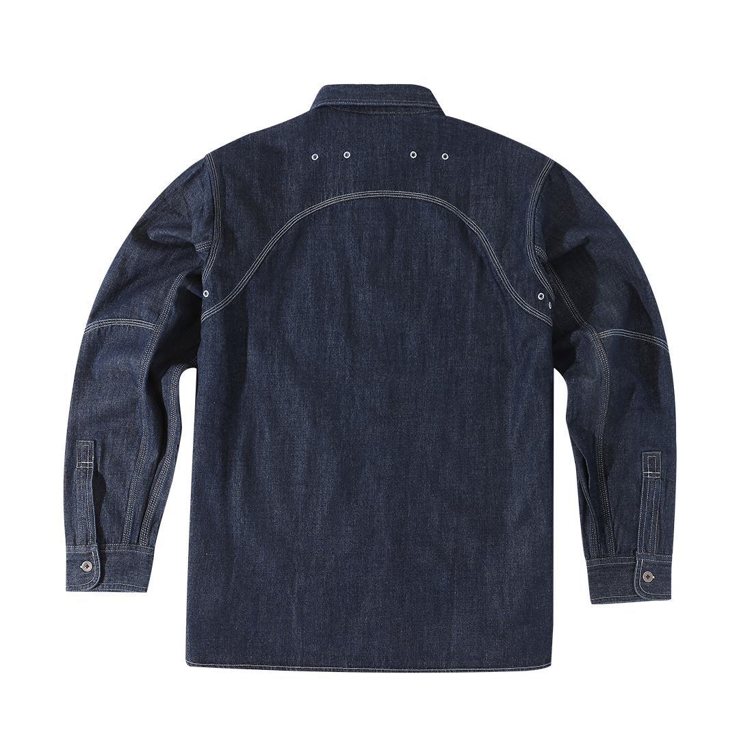 1930'S CIGARETTE POCKET WORK SHIRT (DR0120)